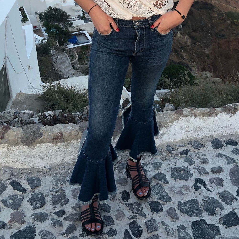 Citizens of humanity drew flounce pants